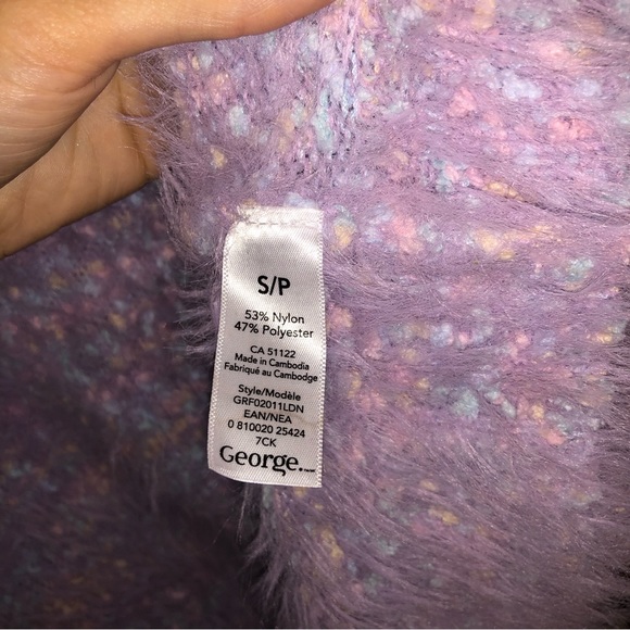 George | Fuzzy Sweater | Lavender - Picture 4 of 5